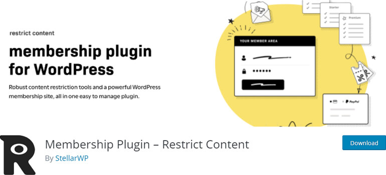 Restrict Content Pro Membership Plugin