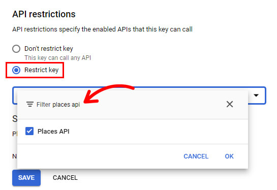 Restrict Key