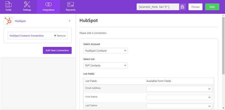 Add Connection Details