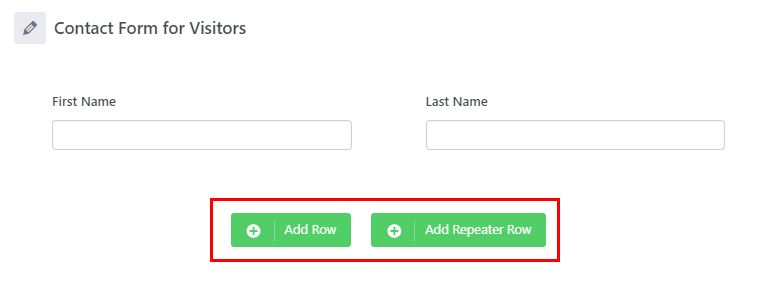 Add New WordPress Repeater Field Row