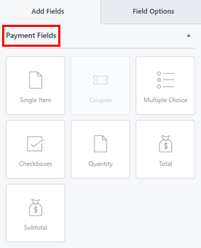 Add Payment Fields