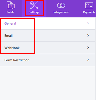 Configure More Settings