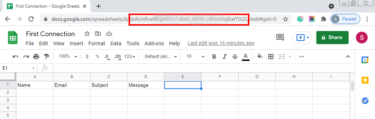 Copying Spreadsheet ID