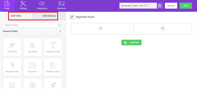 Everest Forms Builder