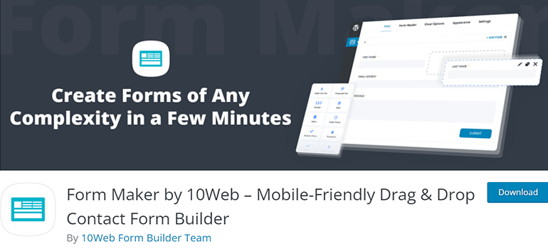 Form Maker by 10Web