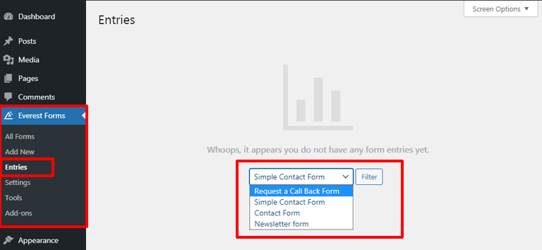 View Form Entries