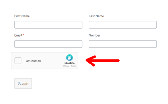 hCaptcha How to Stop Spam Contact Form