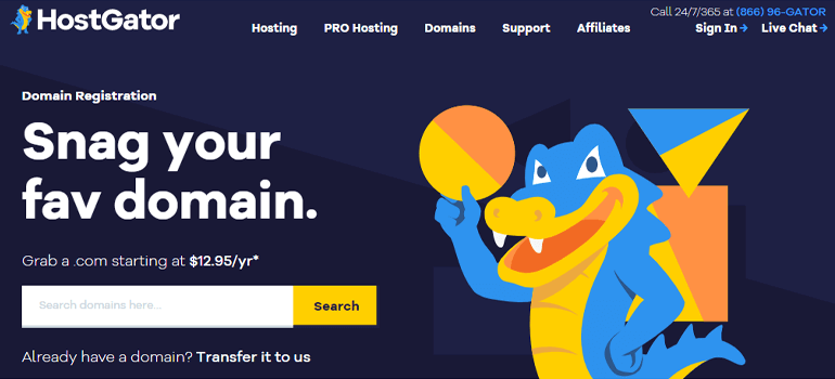 HostGator Domain Registration