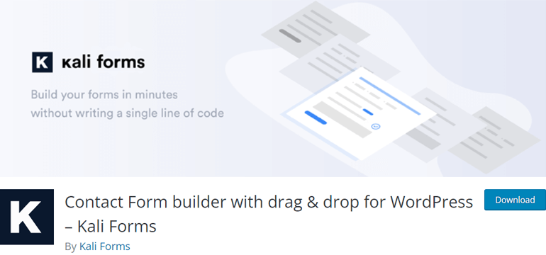 Kali Forms WordPress Contact Form Plugin