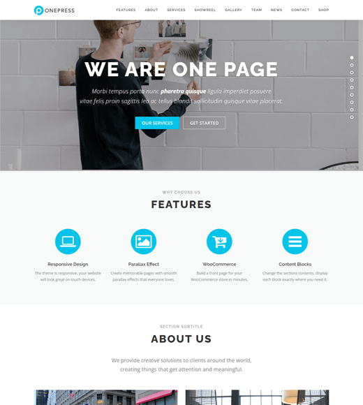 OnePress Best Digital Agency WordPress Themes