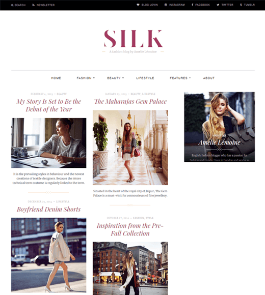 Silk Lite Theme Demo