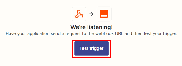 Test Trigger Button