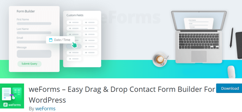 weForms WordPress Form Plugin